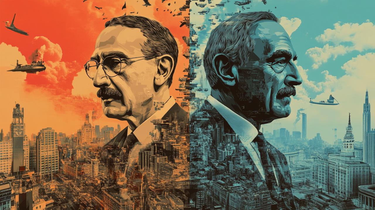 Keynes vs Hayek : Analyse comparative de leurs solutions aux crises économiques